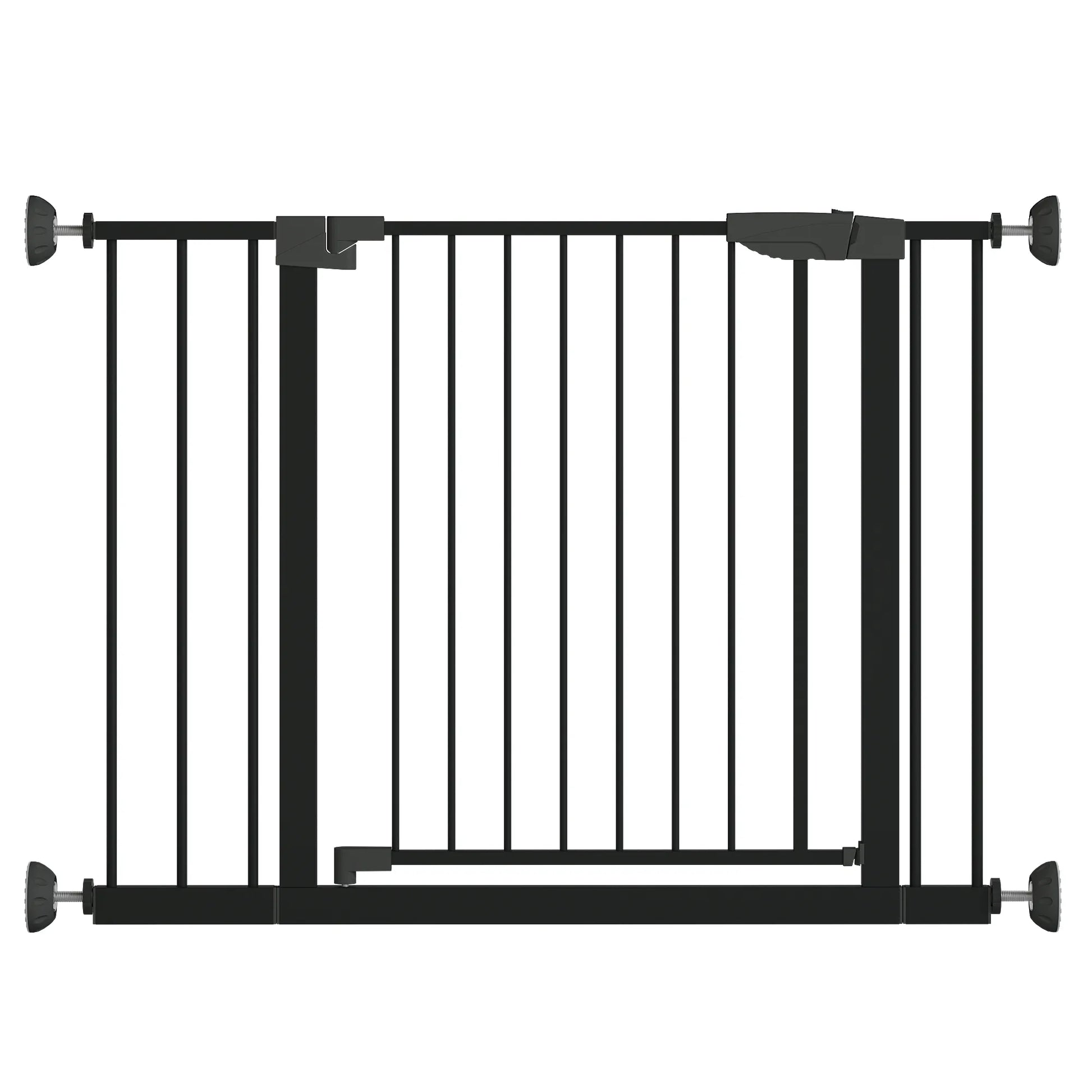 29.5-45.3' Wide Baby Gate with wall protector for Stairs, Dog Gate Indoor for Doorways, No Drilling Pressure Mounted Pet Gates for Kids, Easy Walk – view 24