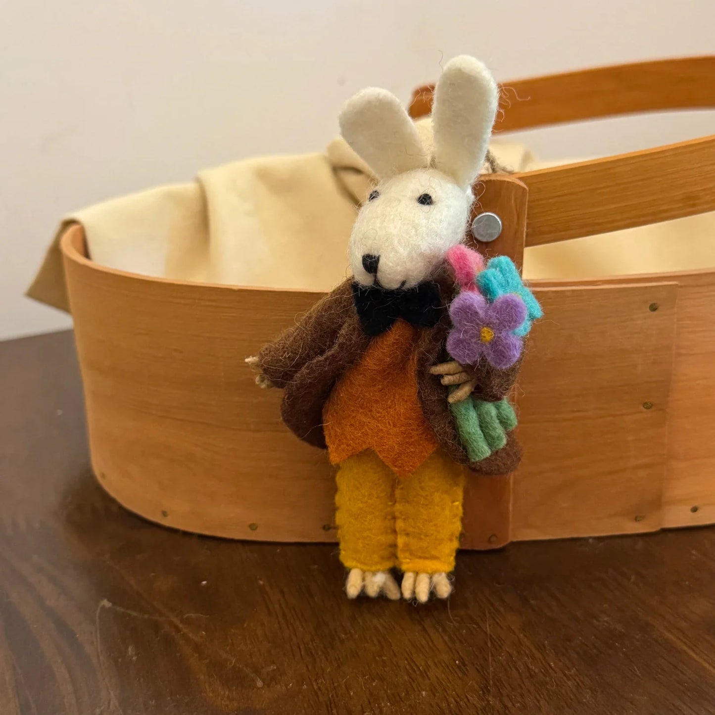 Shiba Inu handmade wool felt bag charm and keychain
