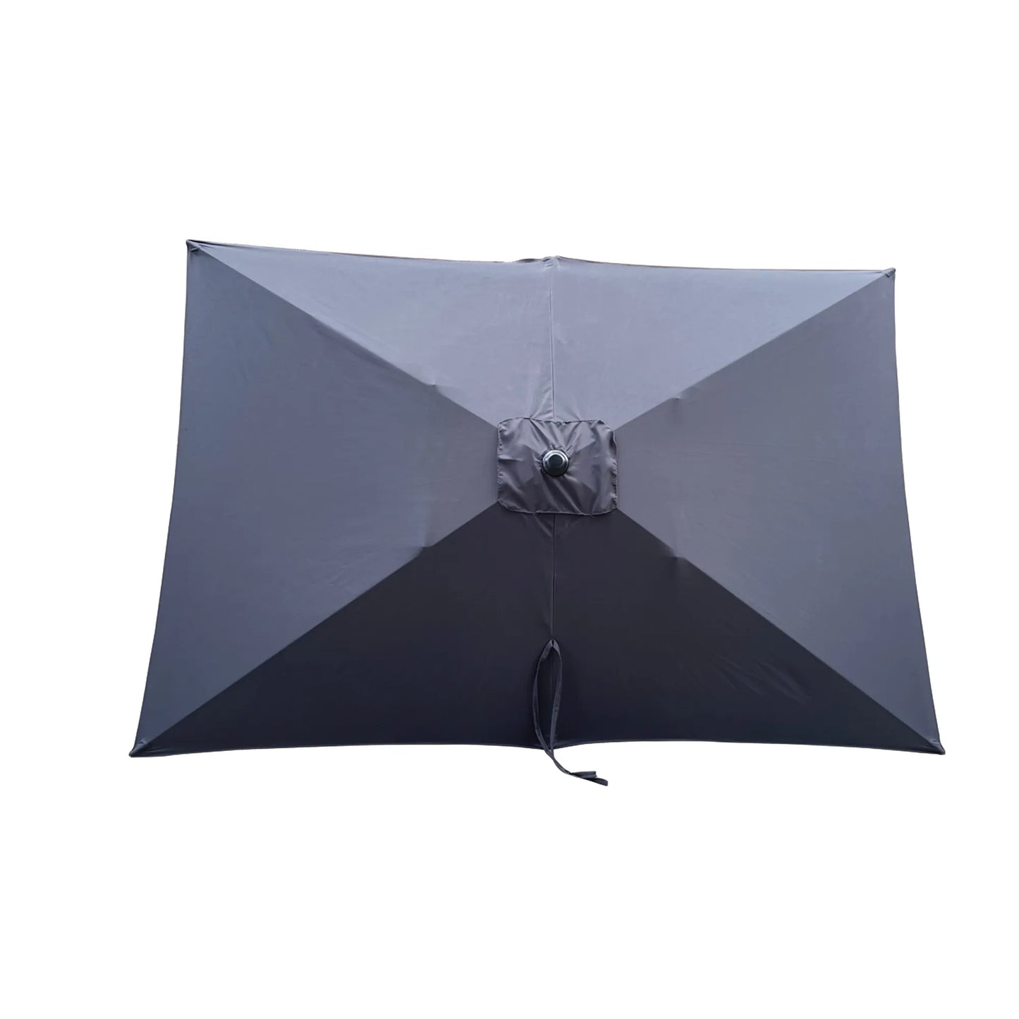 6 × 9-Foot Tilting Patio Umbrella with Crank – Anthracite – view 4