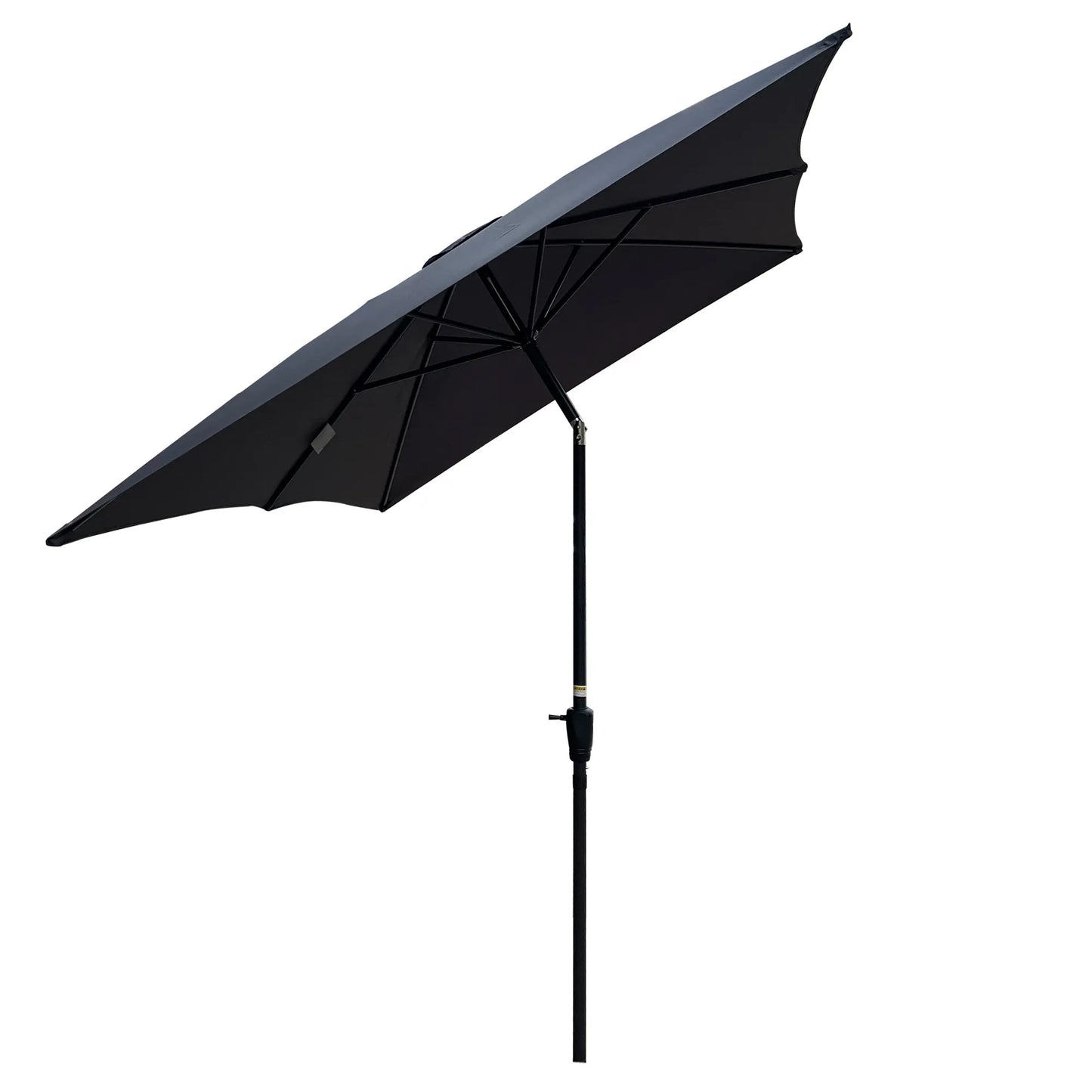6 × 9-Foot Tilting Patio Umbrella with Crank – Anthracite – view 5