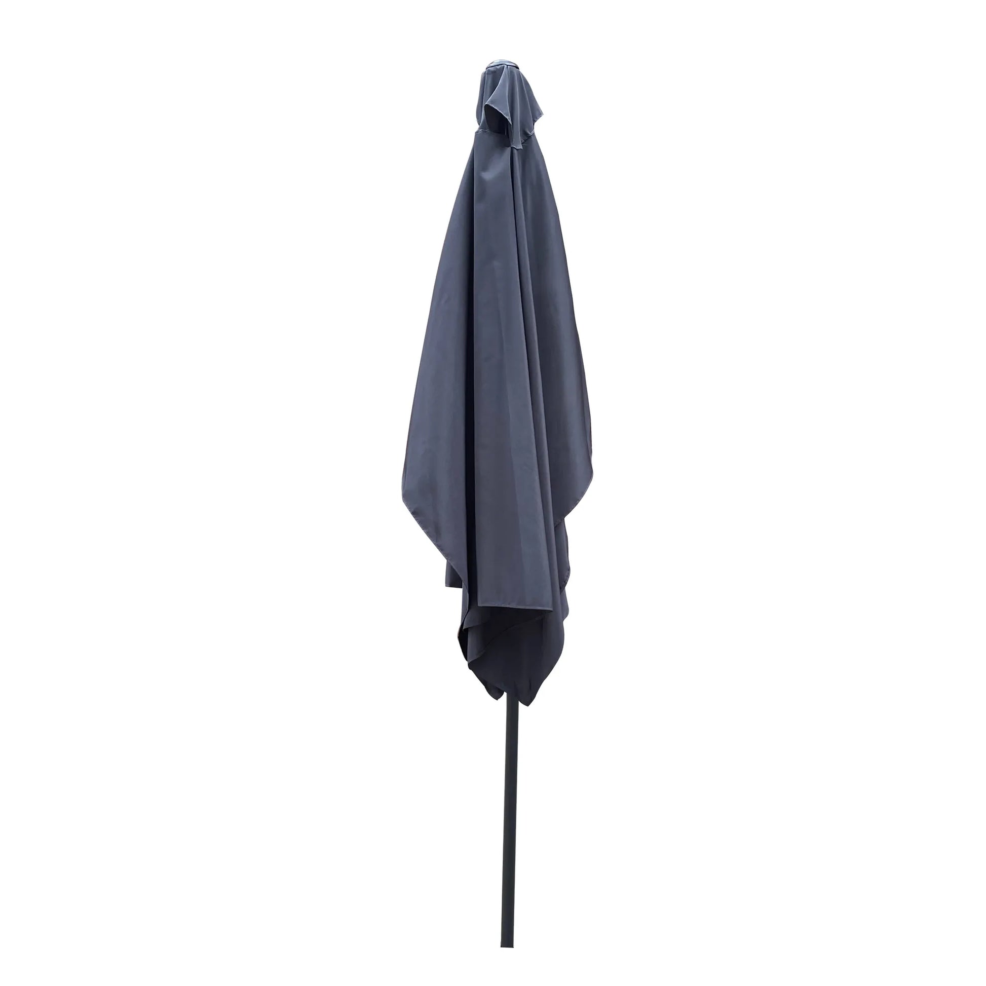 6 × 9-Foot Tilting Patio Umbrella with Crank – Anthracite – view 7
