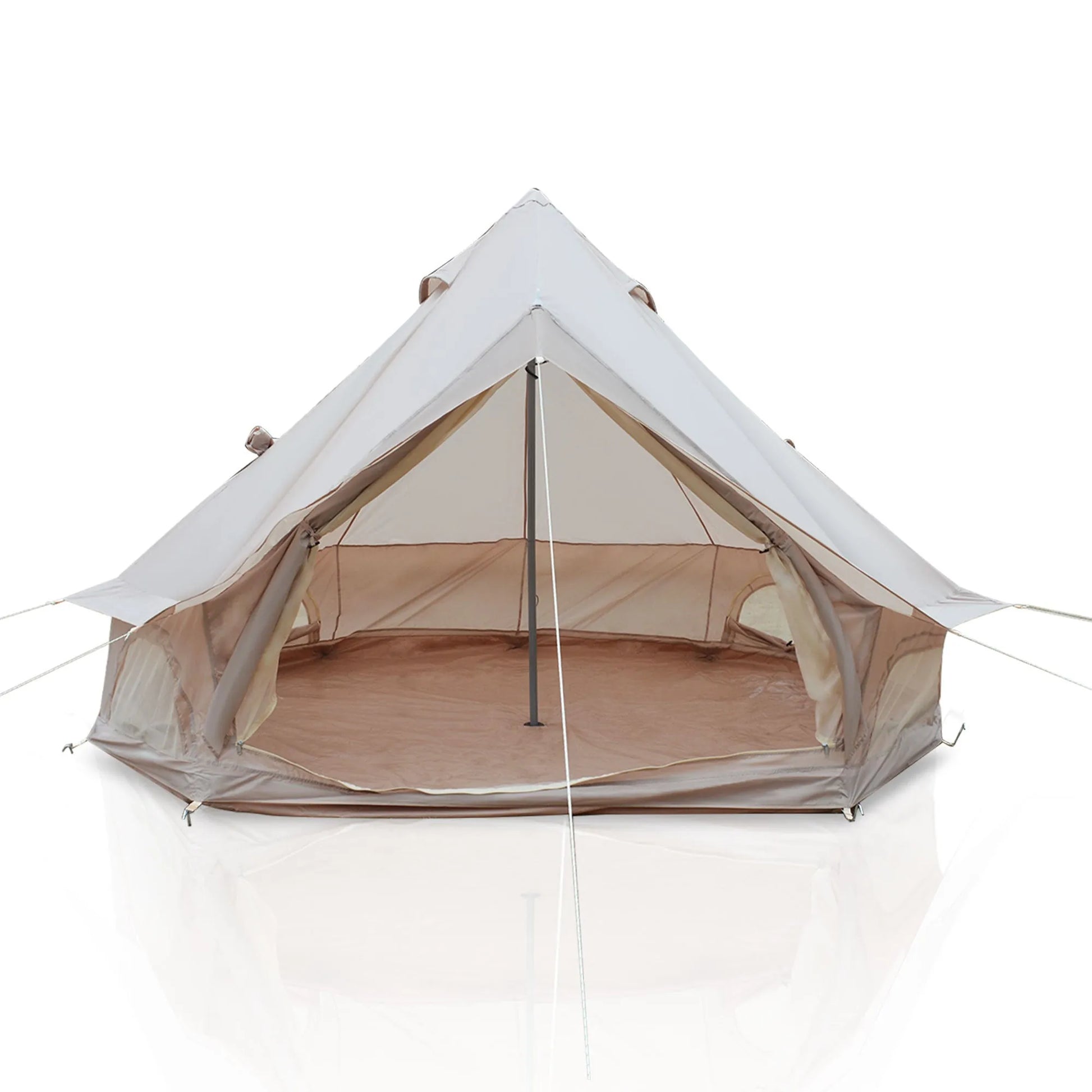 9.8-Foot Four-Season Bell Tent with Stove Jack – Beige – view 2
