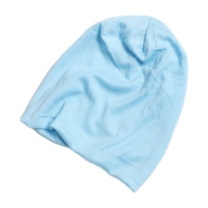 Merino Wool Double-Layer Beanie for the Outdoors in Ice Blue · 50% Merino / 50% Lyocell
