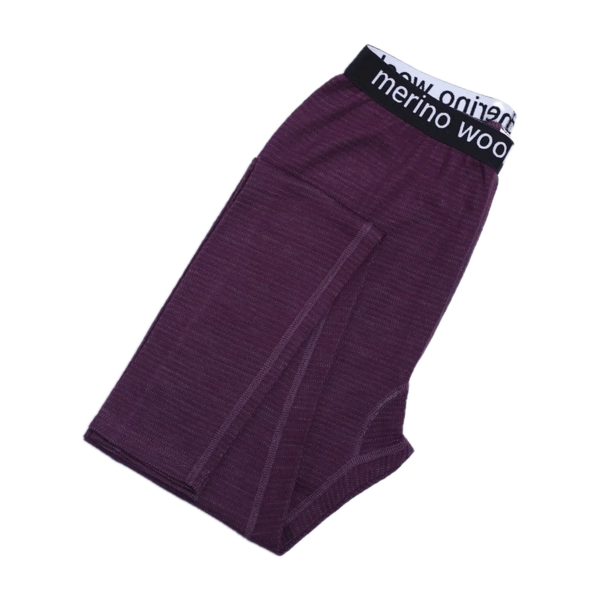 Merino Wool Mesh Base Layer Separates for Women in Leggings · Deep Violet Mesh