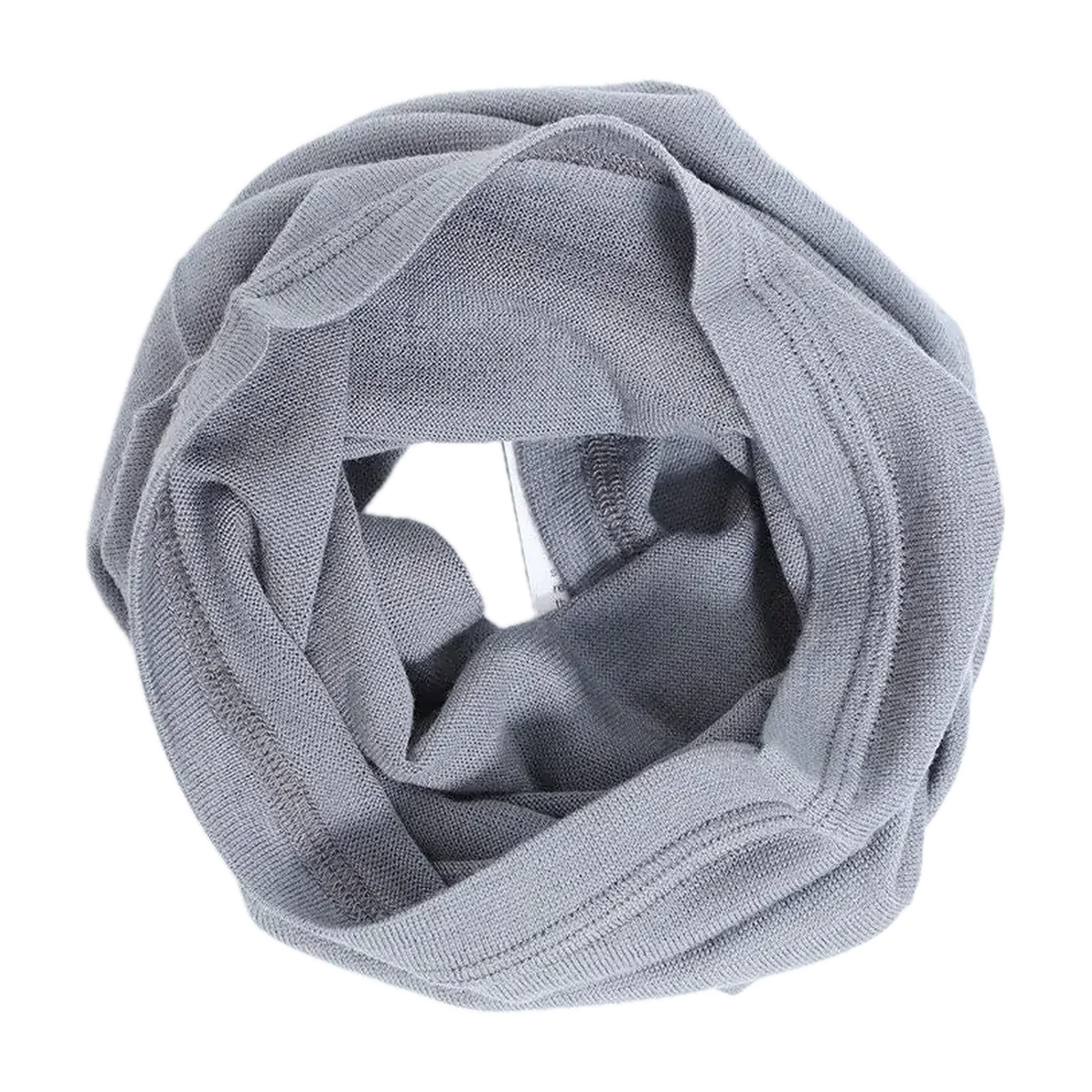 Merino Wool Multiuse Neck Gaiter for Trail and Travel in Gray