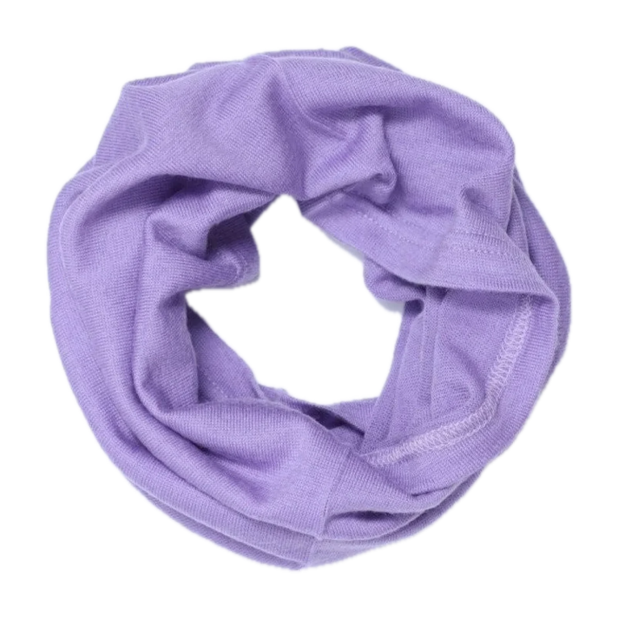 Merino Wool Multiuse Neck Gaiter for Trail and Travel in Wisteria