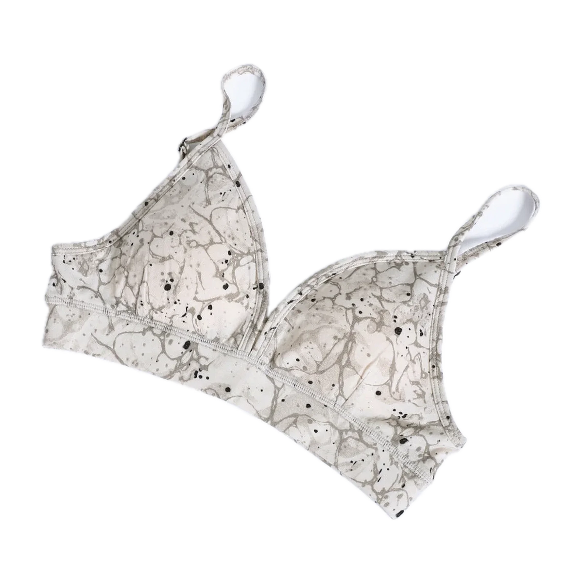 Merino Wool Triangle Bralette for Trail and Travel in Sand · 81.3% Merino