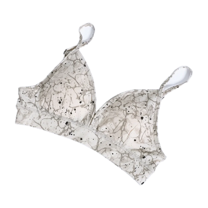 Merino Wool Triangle Bralette for Trail and Travel in Sand · 81.3% Merino