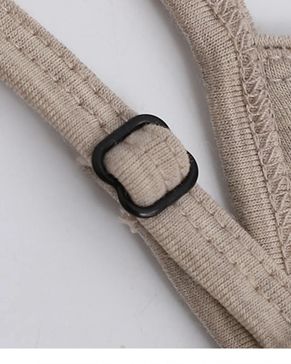 Merino Wool Bralette - V-Neck — Adjustable straps