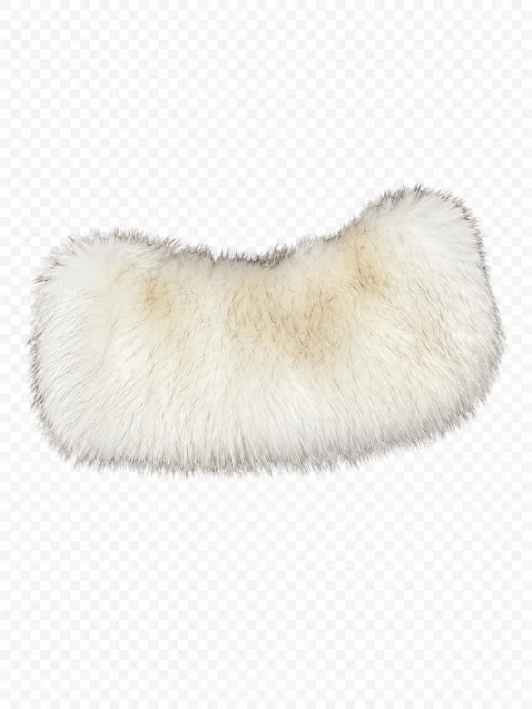 Women's Genuine Raccoon & Silver Fox Fur Shoulder Wrap — view 1
