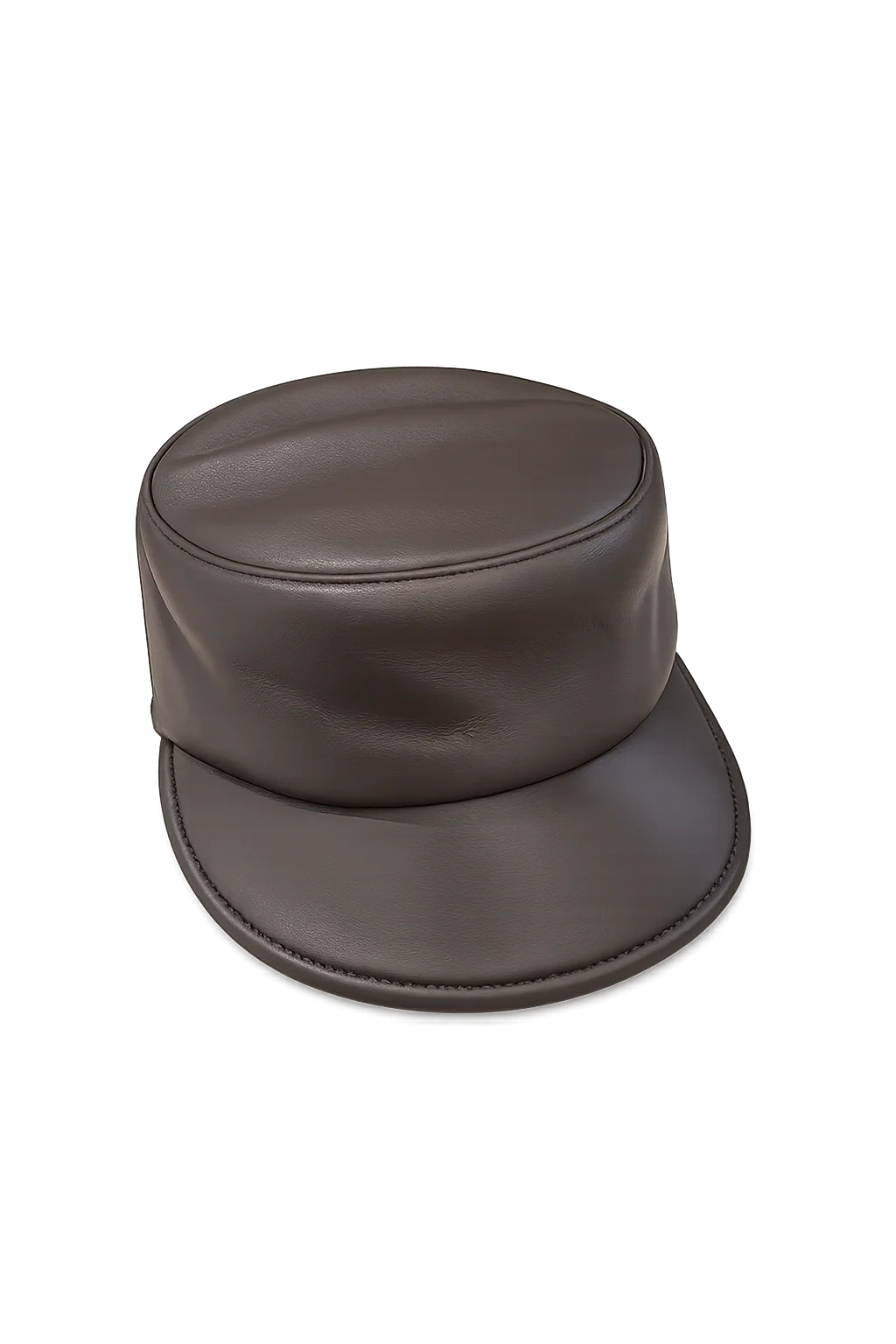 Women's Lambskin Leather Equestrian Riding Cap — view 3