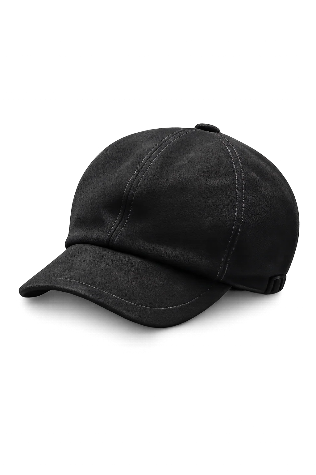 Women's Ultra-Soft Lambskin Suede Adjustable Beret Cap — view 1