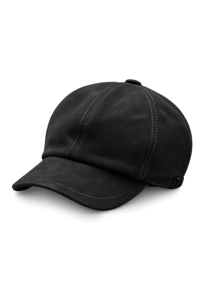 Women's Ultra-Soft Lambskin Suede Adjustable Beret Cap — view 1
