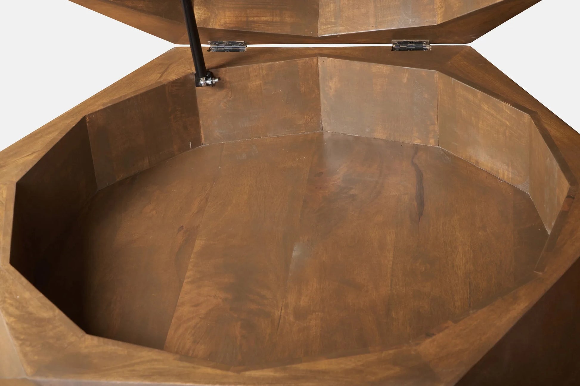 Diamond Shape Solid Wood Lift Top Coffee Table detail view 5