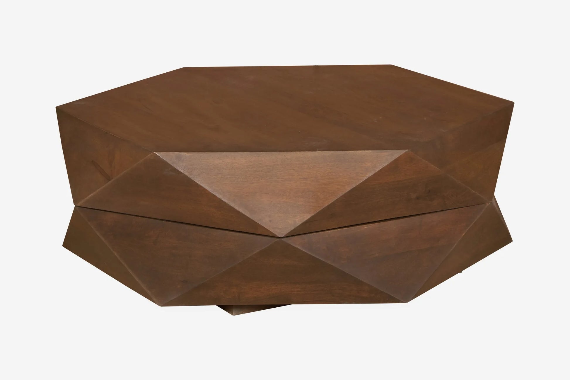 Diamond Shape Solid Wood Lift Top Coffee Table detail view 7
