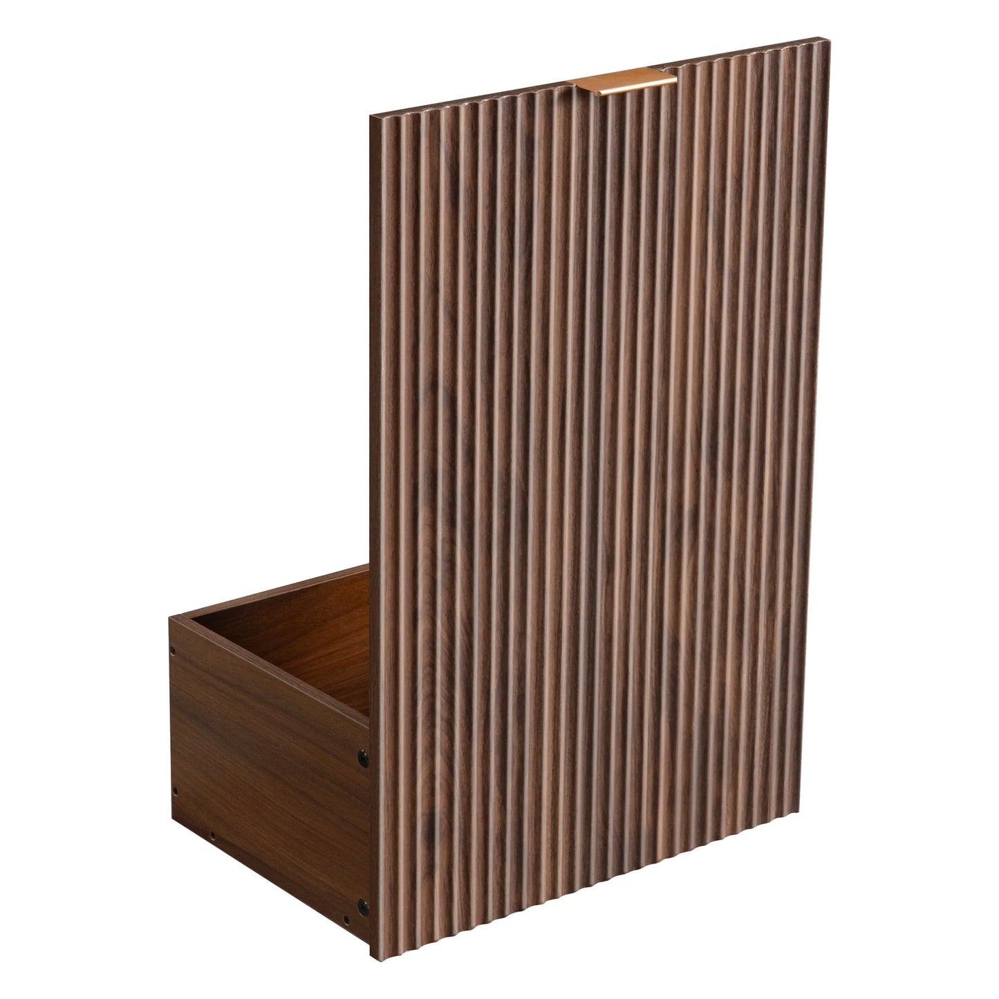 K&K 59' Coffee Bar Cabinet with Fridge Space & Tilt-Out Trash Cabinet, Mini Fridge Wine Cabinet with Storage/Charging Station, Fluted Buffet Sideboard with Glass Holder for Dining Room, Natural Oak detail view 111