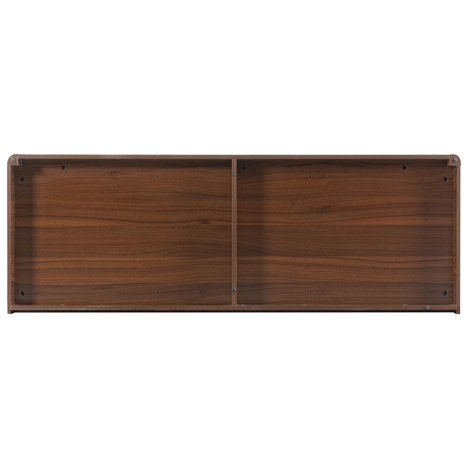 K&K 59' Coffee Bar Cabinet with Fridge Space & Tilt-Out Trash Cabinet, Mini Fridge Wine Cabinet with Storage/Charging Station, Fluted Buffet Sideboard with Glass Holder for Dining Room, Natural Oak detail view 112