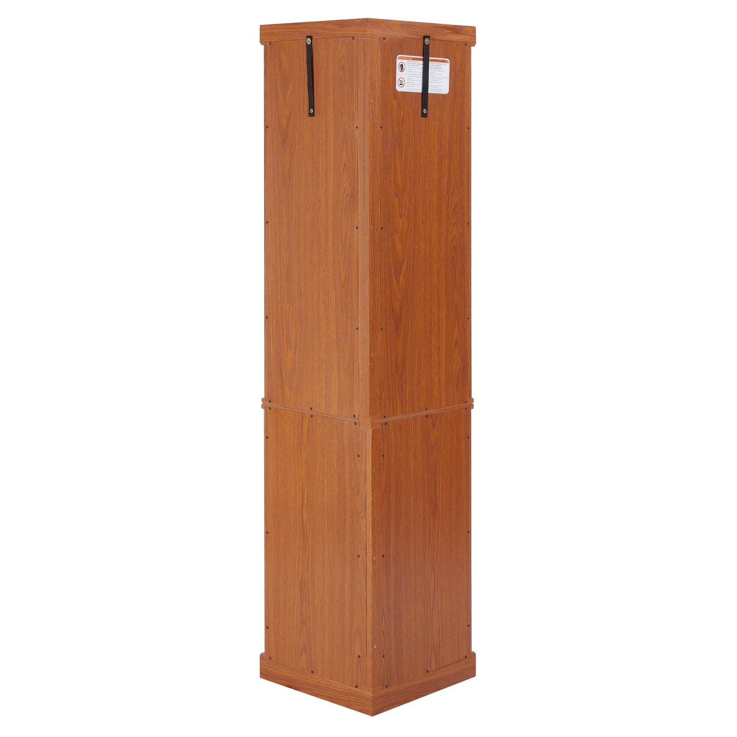 Corner Lighted Curio Cabinet Corner Glass Cabinet Lighted Curio Cabinet Corner Display Case for Living Room, Curio Cabinet, Antique collection, Wine, Bar Glass Storage Light Included, Dark oak detail view 11