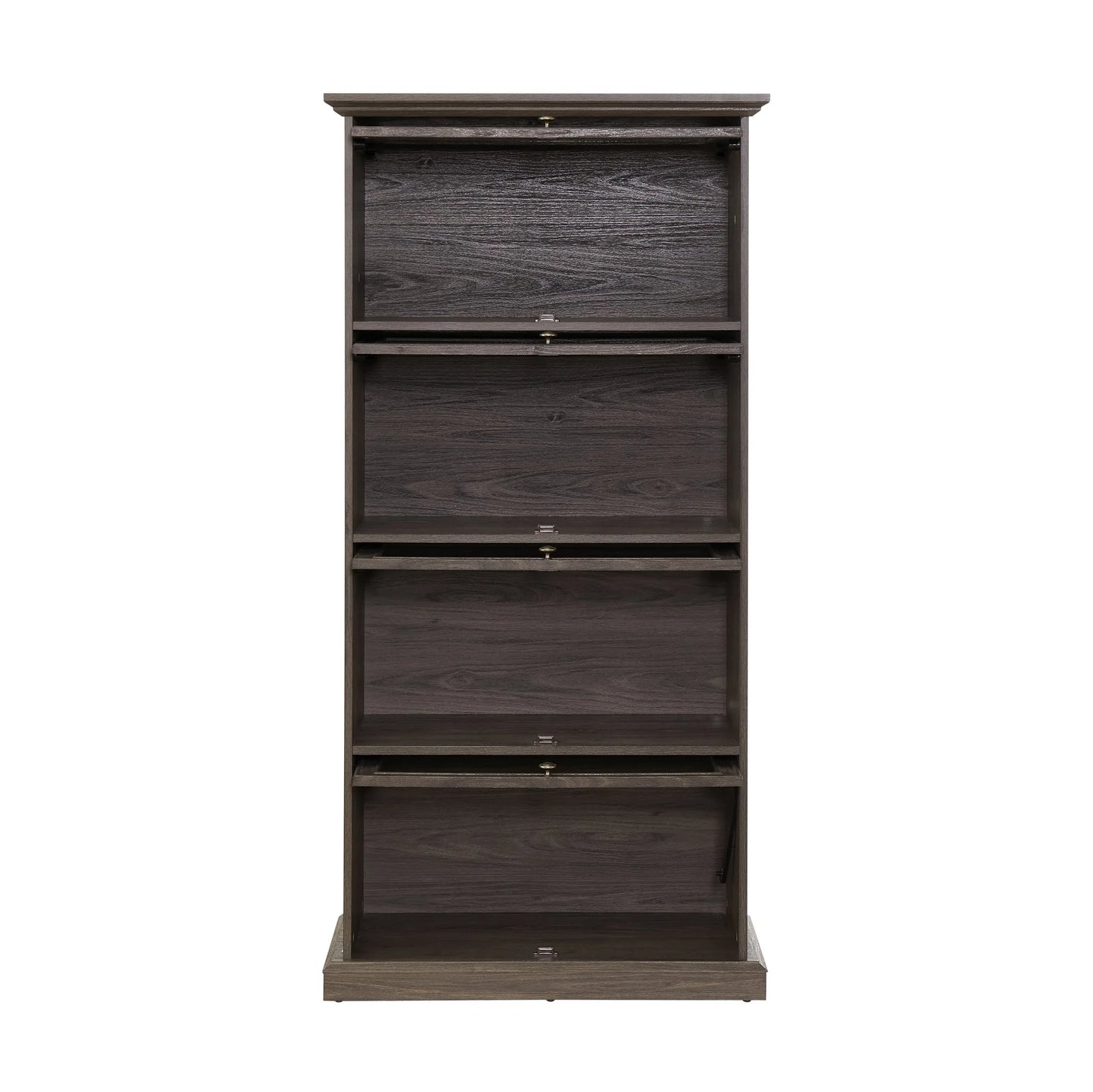 Glass display cabinet 4 Tier Glass Display Cabinet Storage Curio Cabinet with Flip up Glass Doors, Collectors Showcase Toy Figure Organizers Rack, Bookcase for Living Room BRO detail view 12