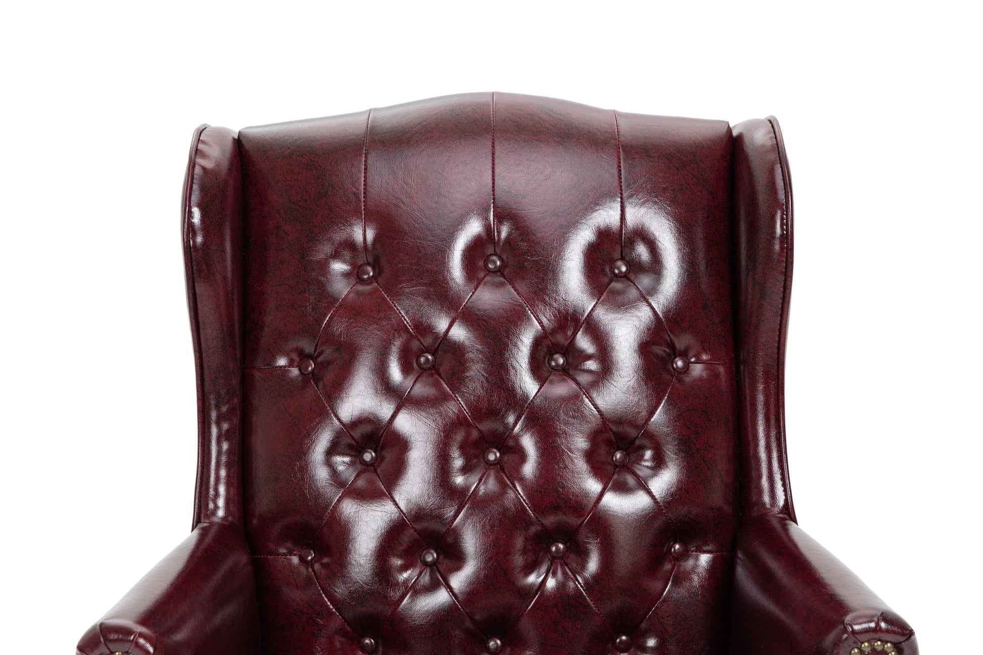 Executive Office Chair Comfortable Desk Chair - Ergonomic Design - Thick Padded Seat and Backrest - PU Leather Desk Chair with Smooth Glide Caster Wheels, 1 Pack Black detail view 19