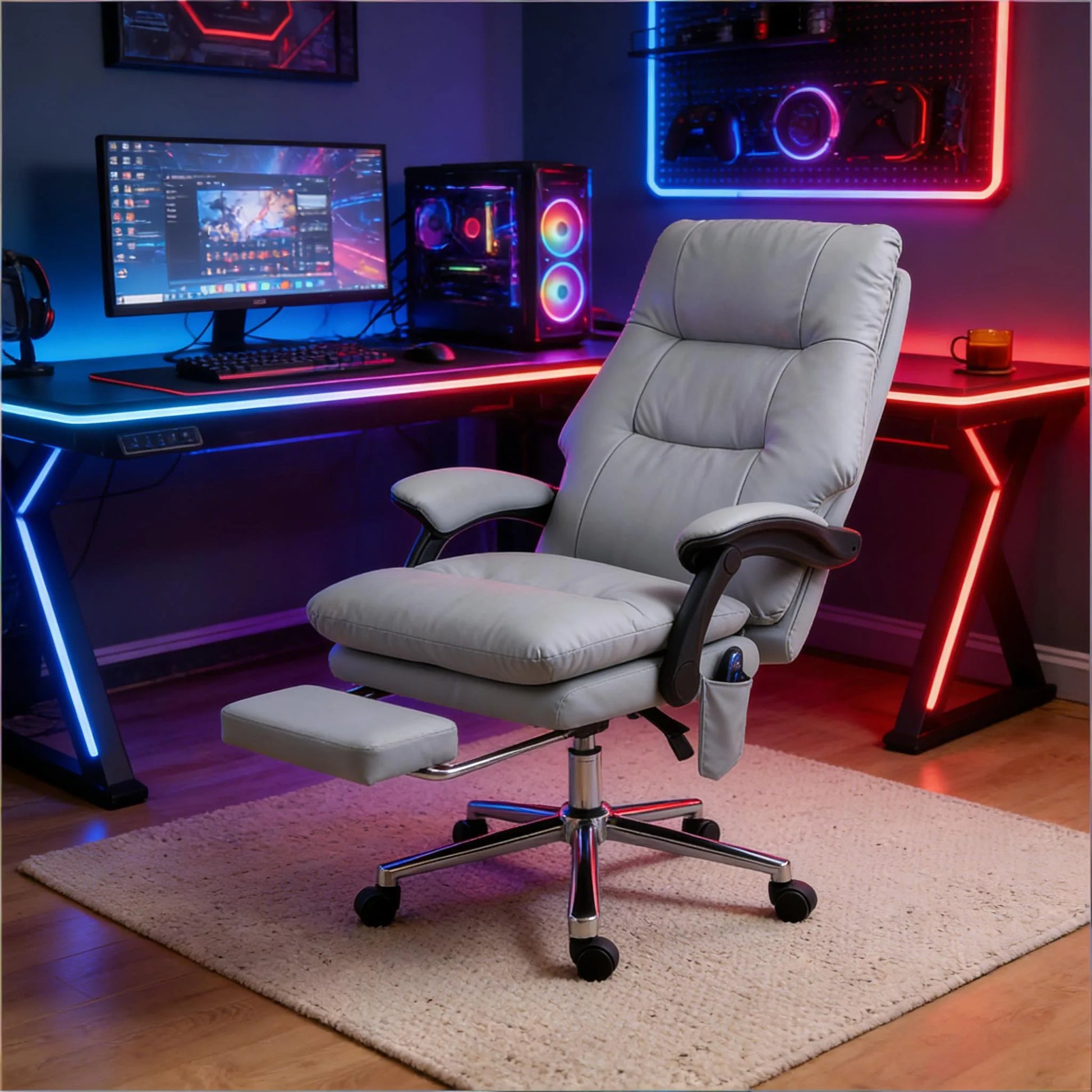 Modern Office Chair, Ergonomic Office Chair, Executive Desk Chair, Massage Office Chair(Only Includes Office Chair) detail view 5