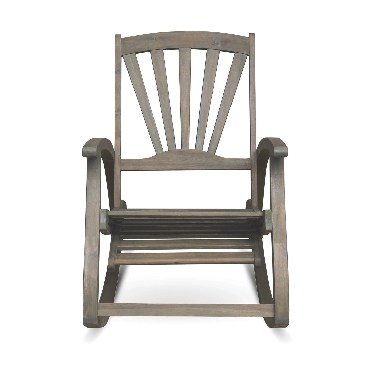 Outdoor Reclining Rocking Chair, Grey detail view 6