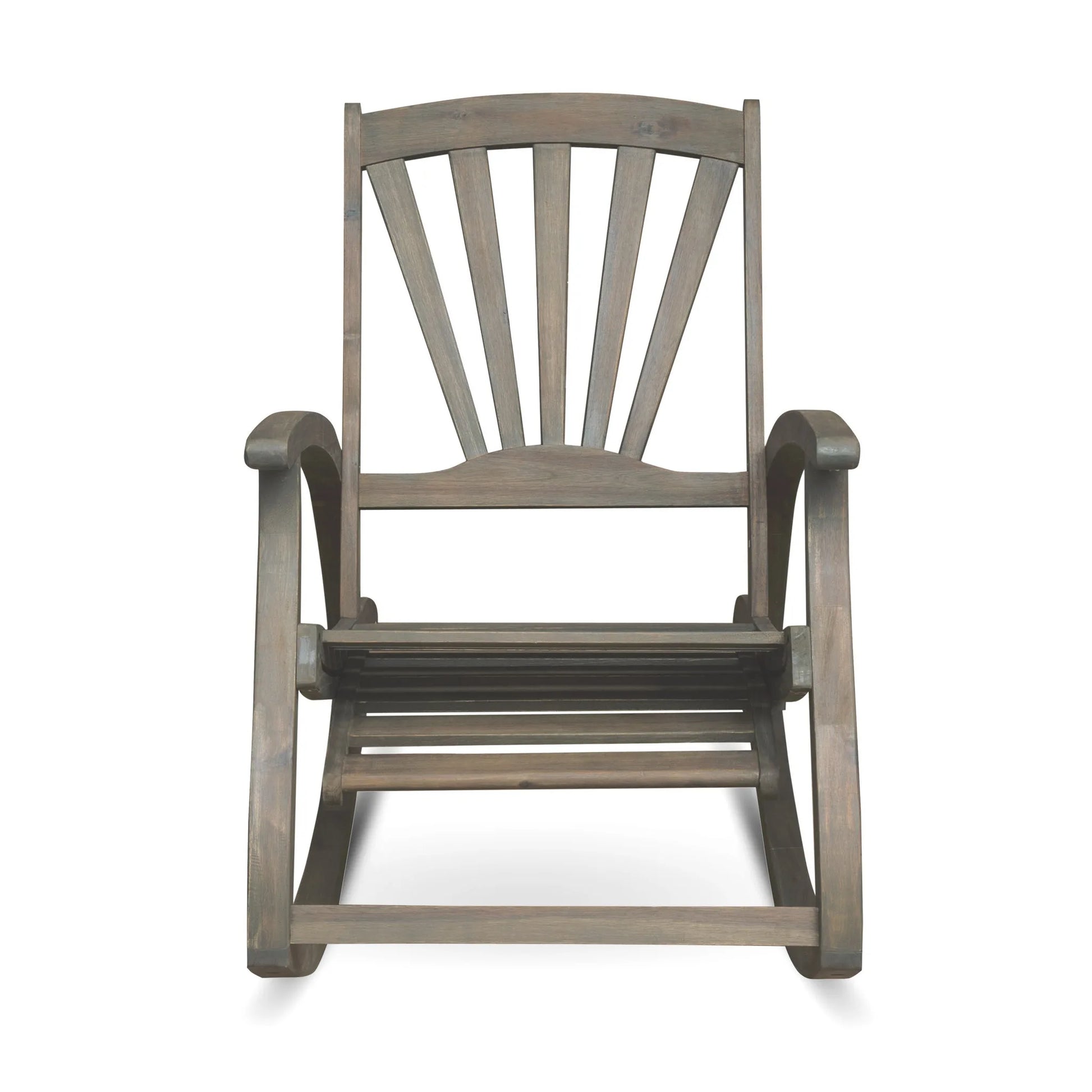 Outdoor Reclining Rocking Chair, Grey detail view 6
