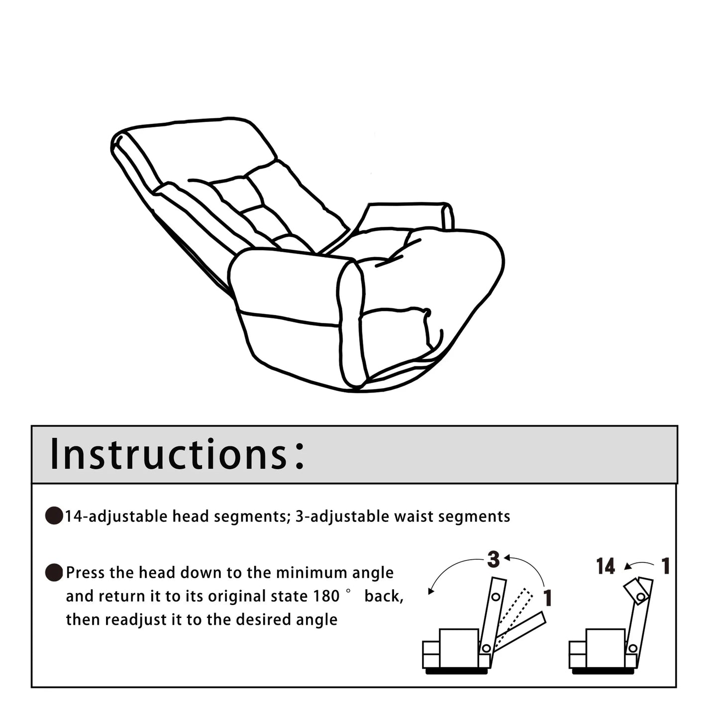 Modern Gray with Metal Frame Swivel Game Lounge Chair with Adjustable Headrest and Waist Support – 360-Degree Rotatable Leisure Chair for Living Room detail view 10