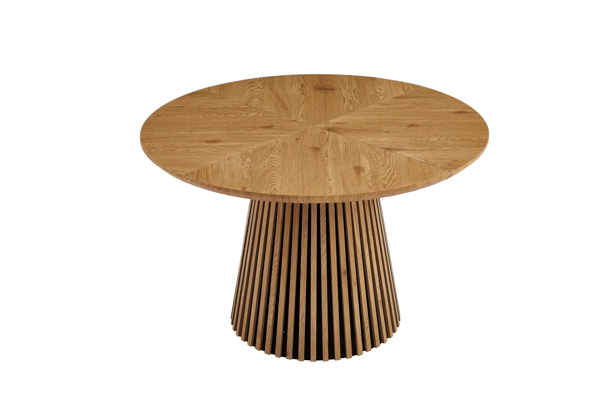 Wooden dining table, modern round kitchen dining table, fashionable design, suitable for family gatherings, multi-functional and space-saving, suitable for living room and dining room detail view 17