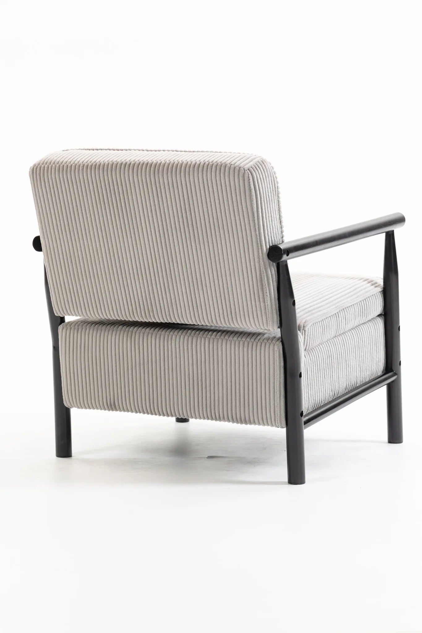 Storage Chair, Mid Century Modern Accent Chair with Solid Wood Frame, Upholstered Living Room Chairs with Waist Cushion, Reading Armchair for Bedroom Sunroom detail view 42