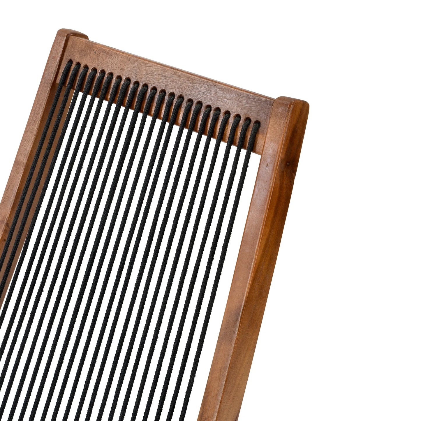 Folding Rope Wood Chair detail view 3