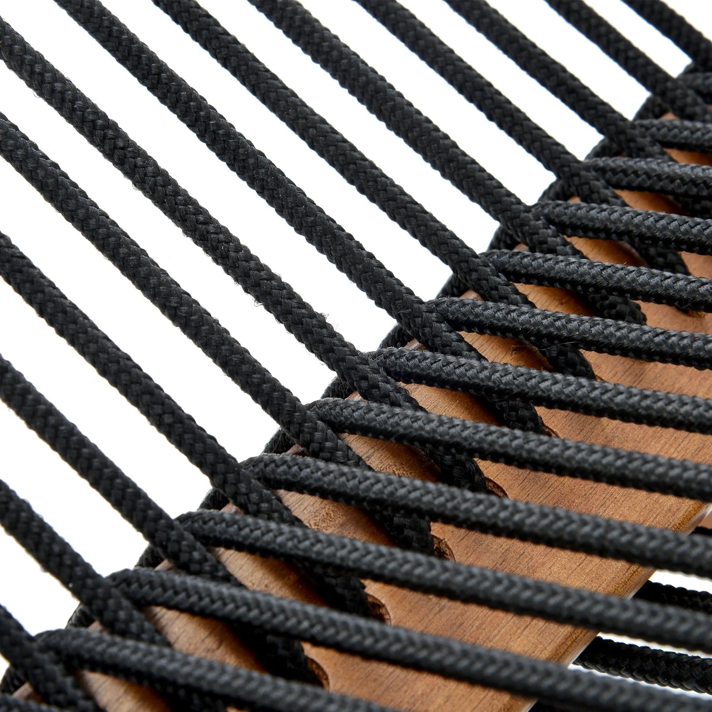Folding Rope Wood Chair detail view 4
