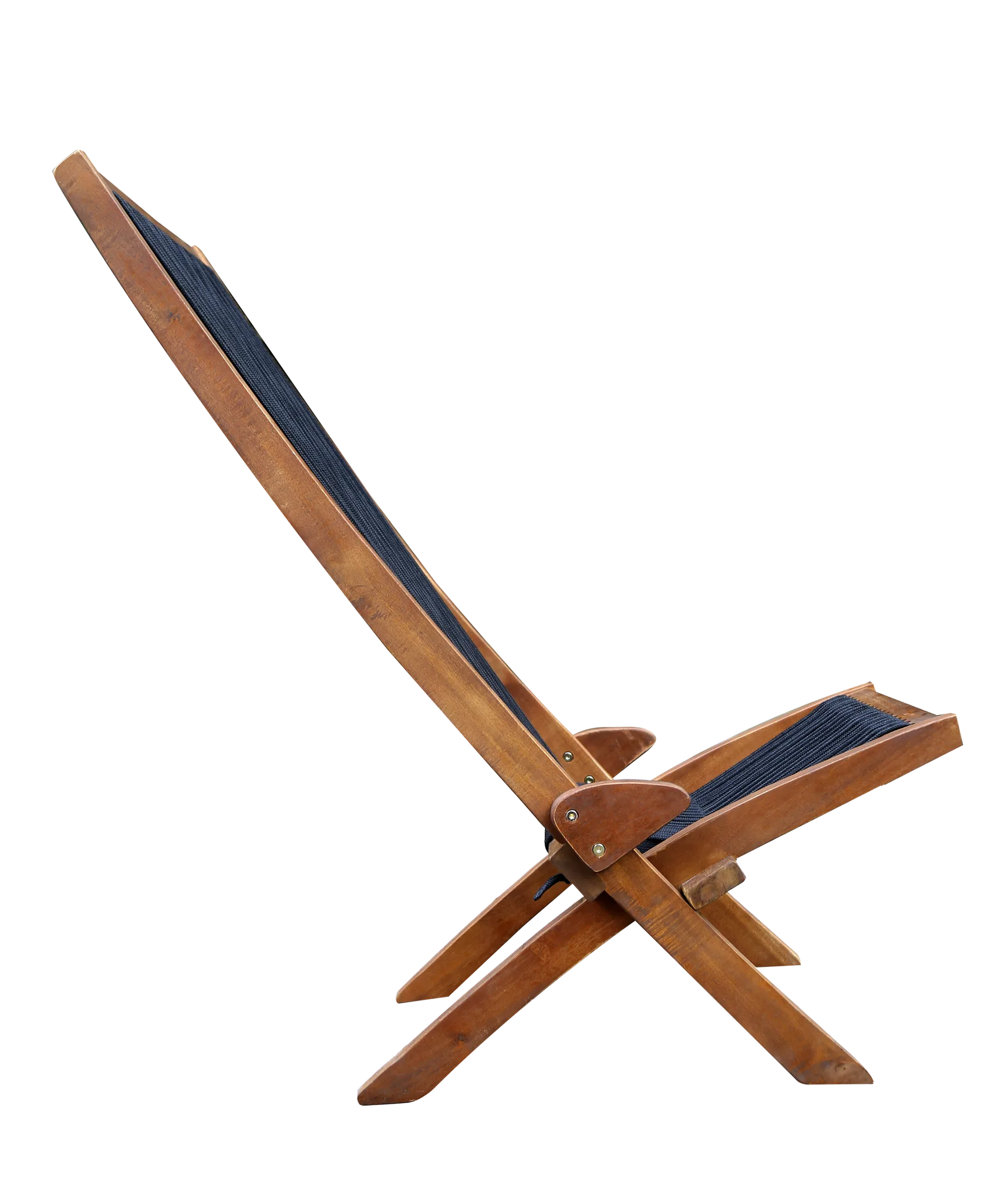 Folding Rope Wood Chair detail view 6