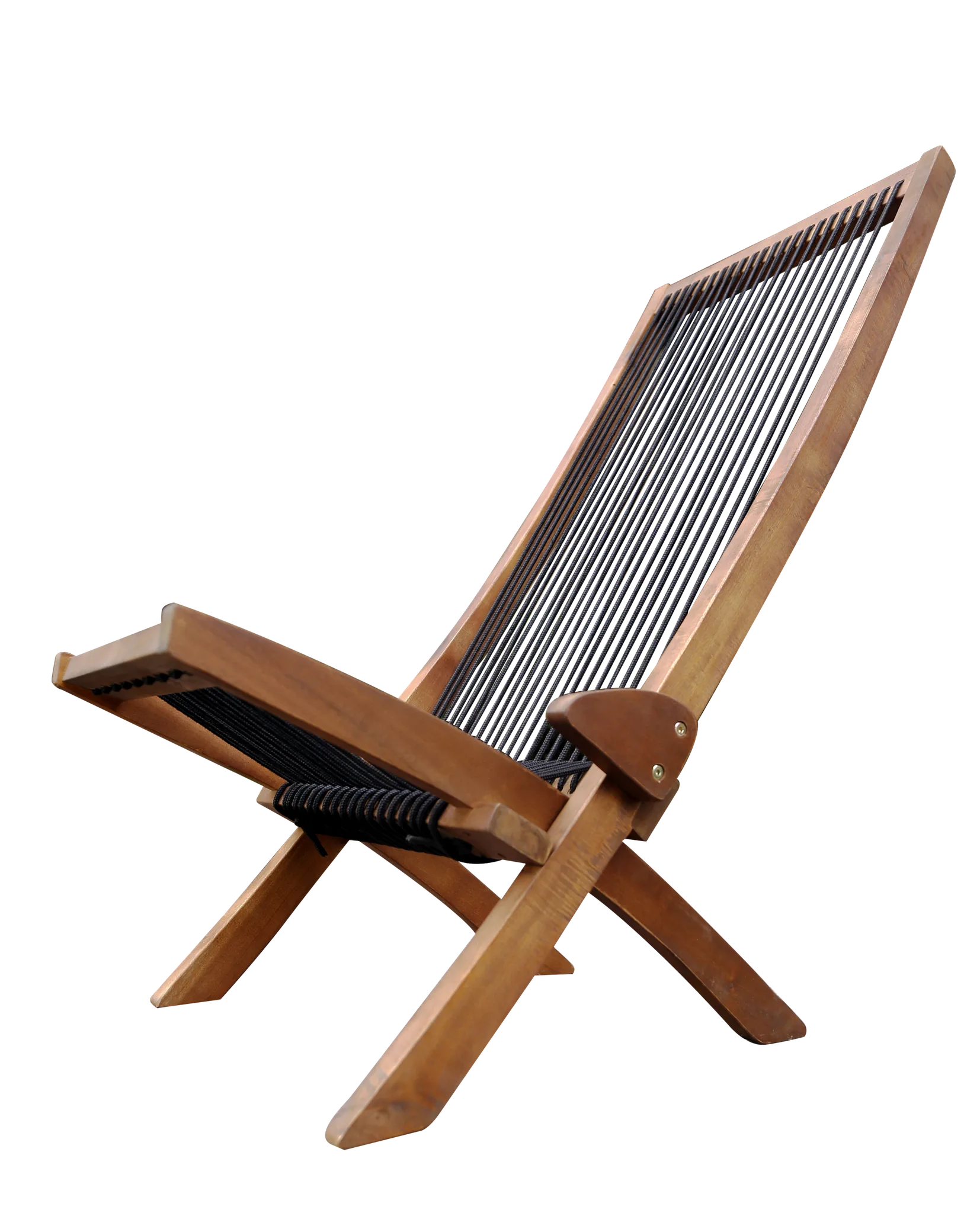 Folding Rope Wood Chair detail view 12