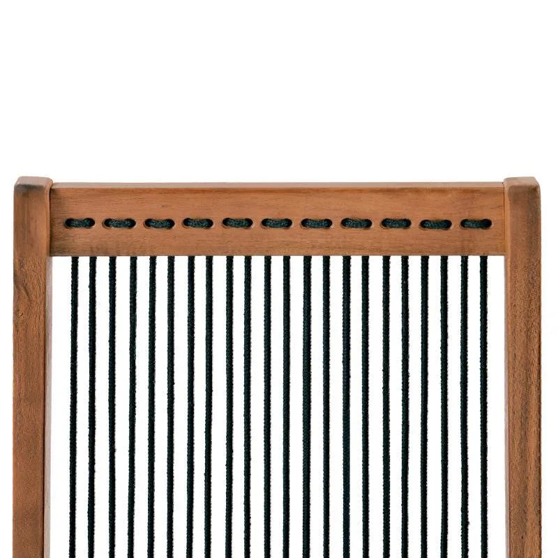 Folding Rope Wood Chair detail view 13
