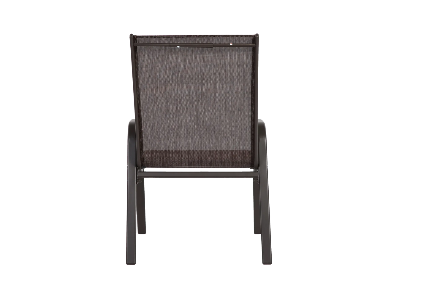 6 Piece Patio Chairs, Outdoor Camping Chairs with Breathable Textilene Fabric, Set of 6 Garden Chairs with Armrest High Backrest for Garden Patio Pool Beach Yard Space Saving ( Brown) detail view 8
