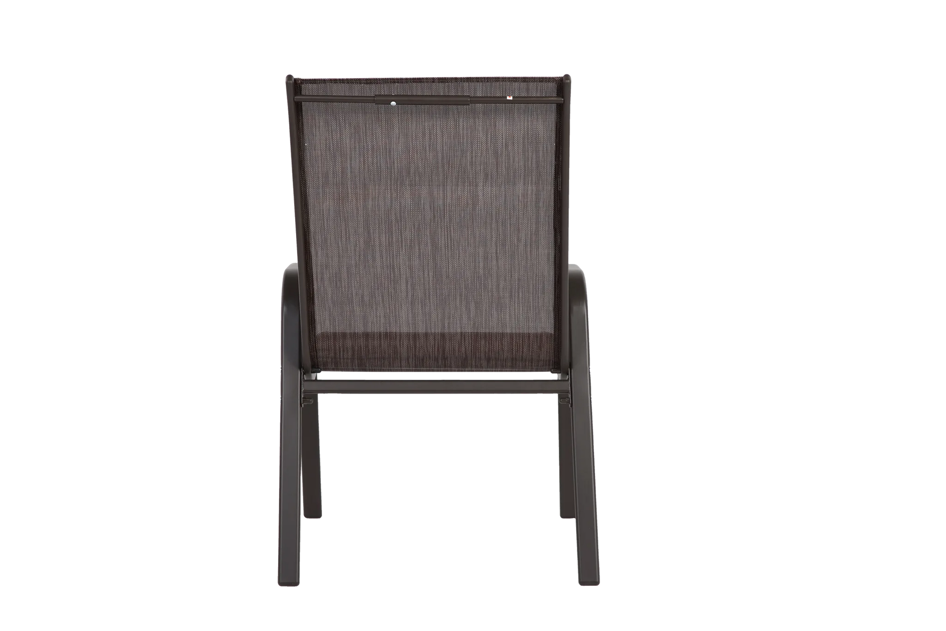 4 Piece Patio Chairs, Outdoor Camping Chairs with Breathable Textilene Fabric, Set of 4 Garden Chairs with Armrest High Backrest for Garden Patio Pool Beach Yard Space Saving ( Brown) detail view 8