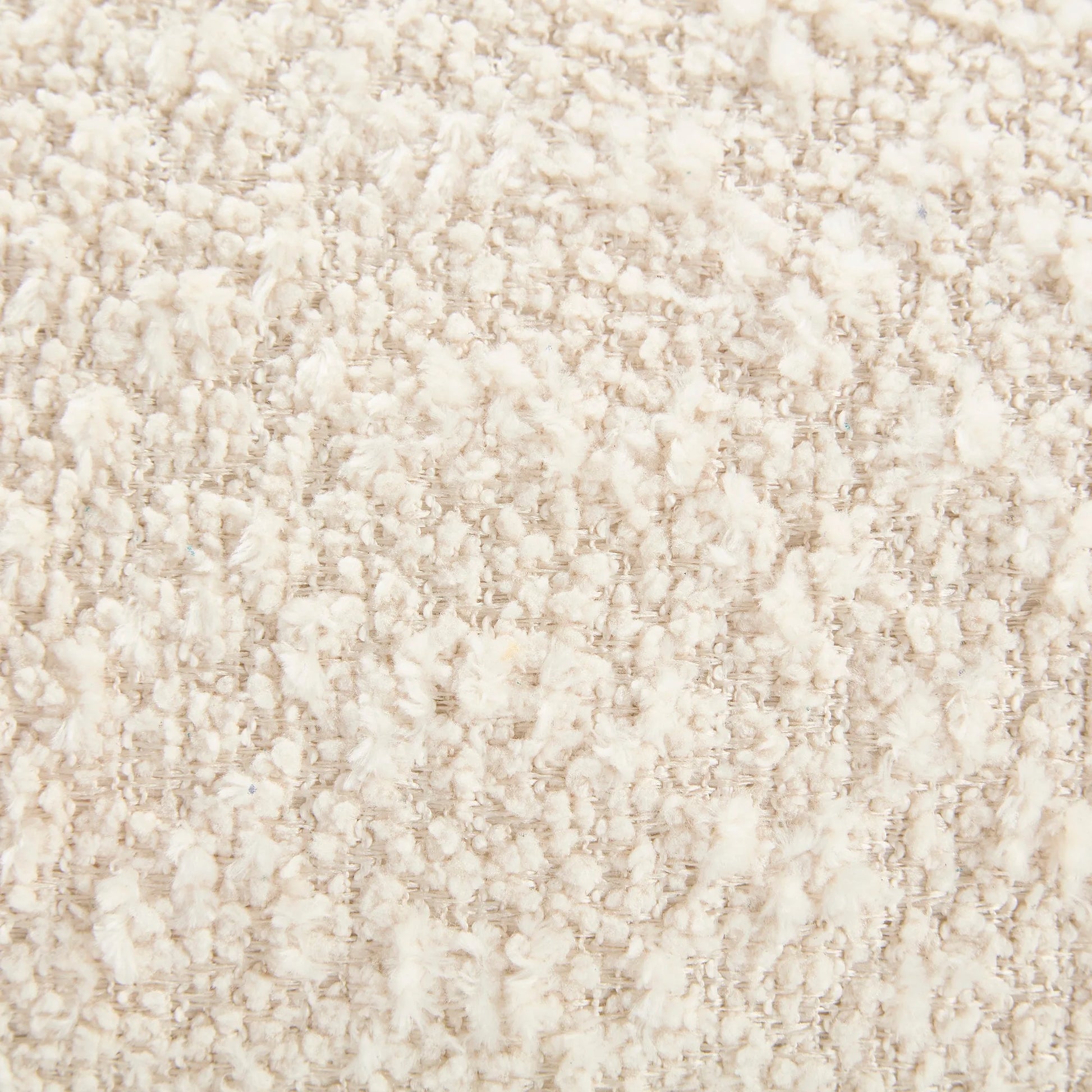 Comfortable Dual Beanbag Chair with High Resilience Foam Core for Two People in Beige Chenille detail view 26