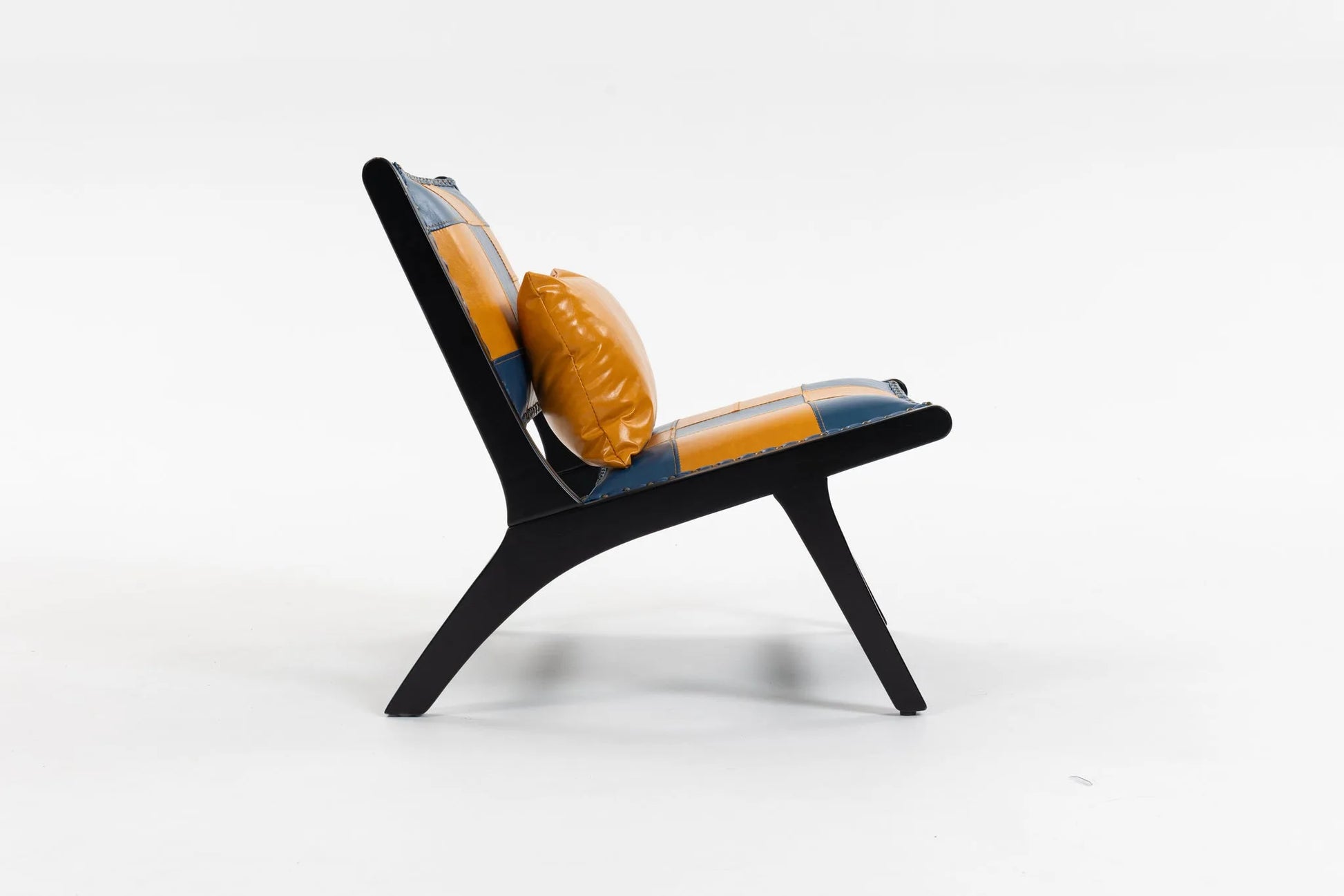 Modern Boho Accent Chairs with Solid Wood Frame for Living Room, Mid Century Lounge Chair, Side Chair Indoor detail view 6