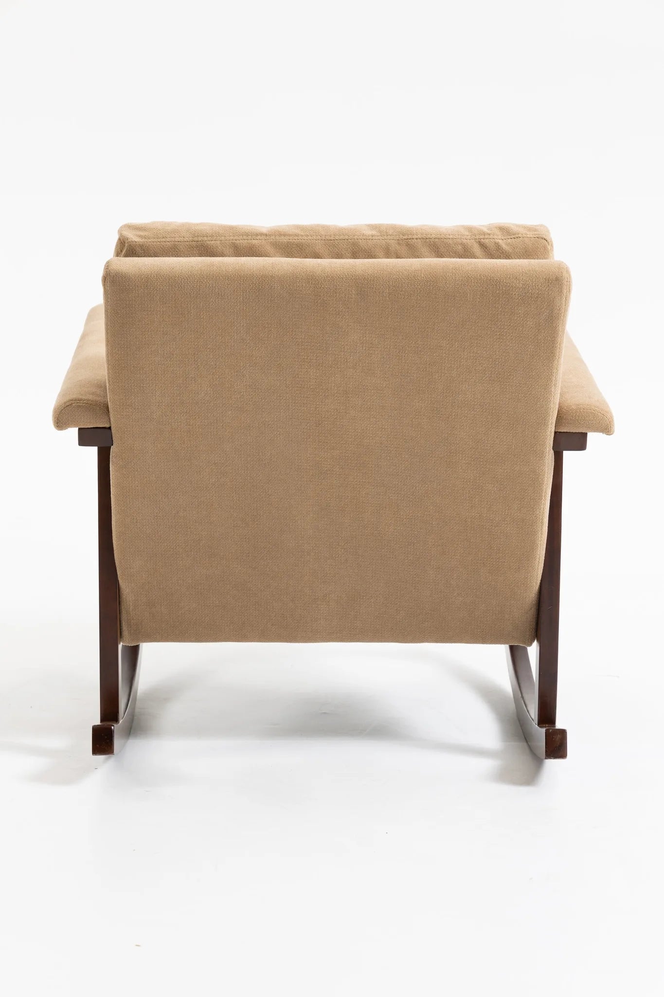 Mid Century Modern Accent Chair, rocking chair with Solid Wood Frame, Upholstered Living Room Chairs, Reading Armchair for Bedroom Sunroom detail view 30