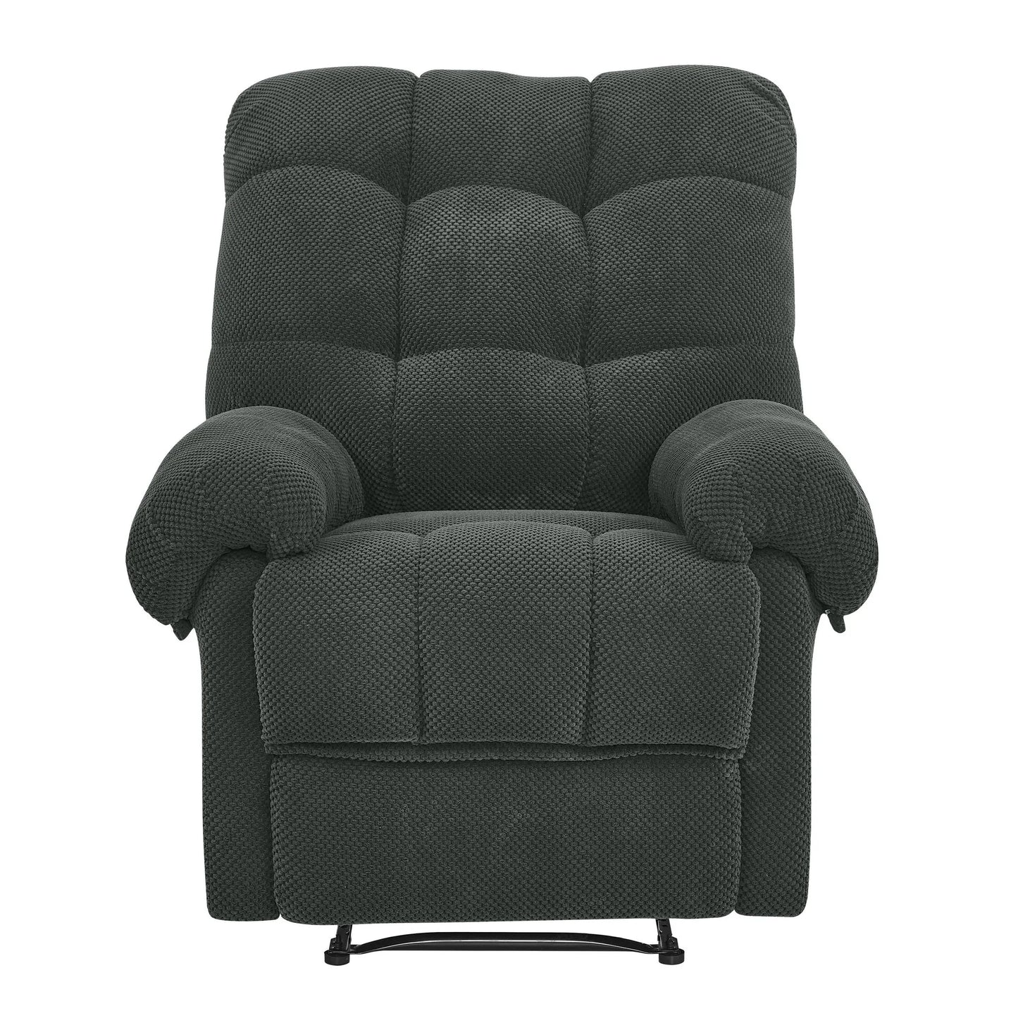 Manual Recliner, Living Room Seating, Reading Chair, Padded Footrest, Home Theater Seating, Ergonomic Lounge Chair, Soft Fabric Recliner detail view 21