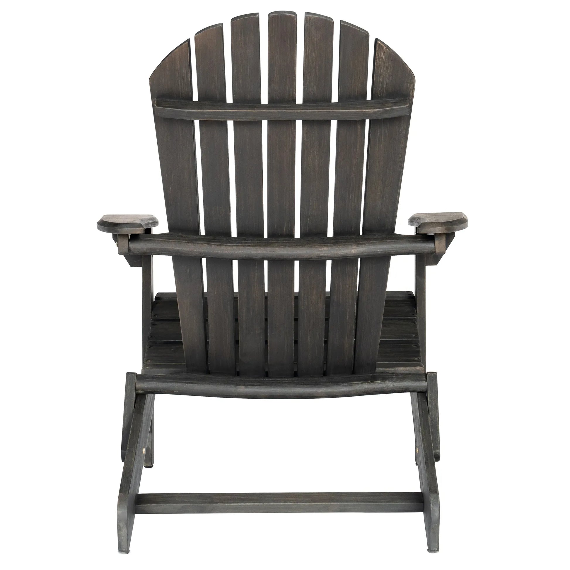 Acacia Wood Adirondack Chair – Dark Gray – view 9