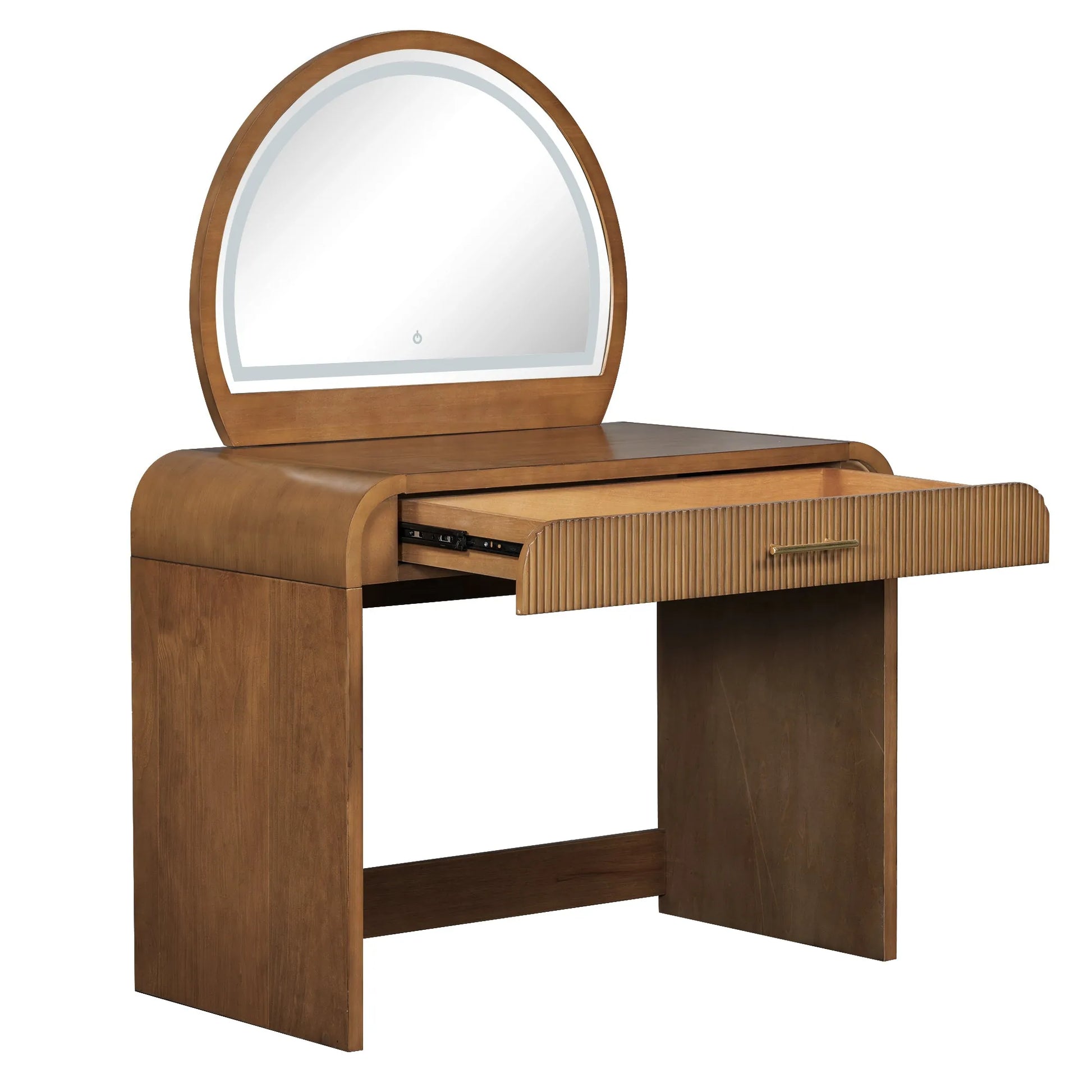 39-Inch Makeup Vanity with Touch-Screen Lighted Mirror – Espresso – view 12