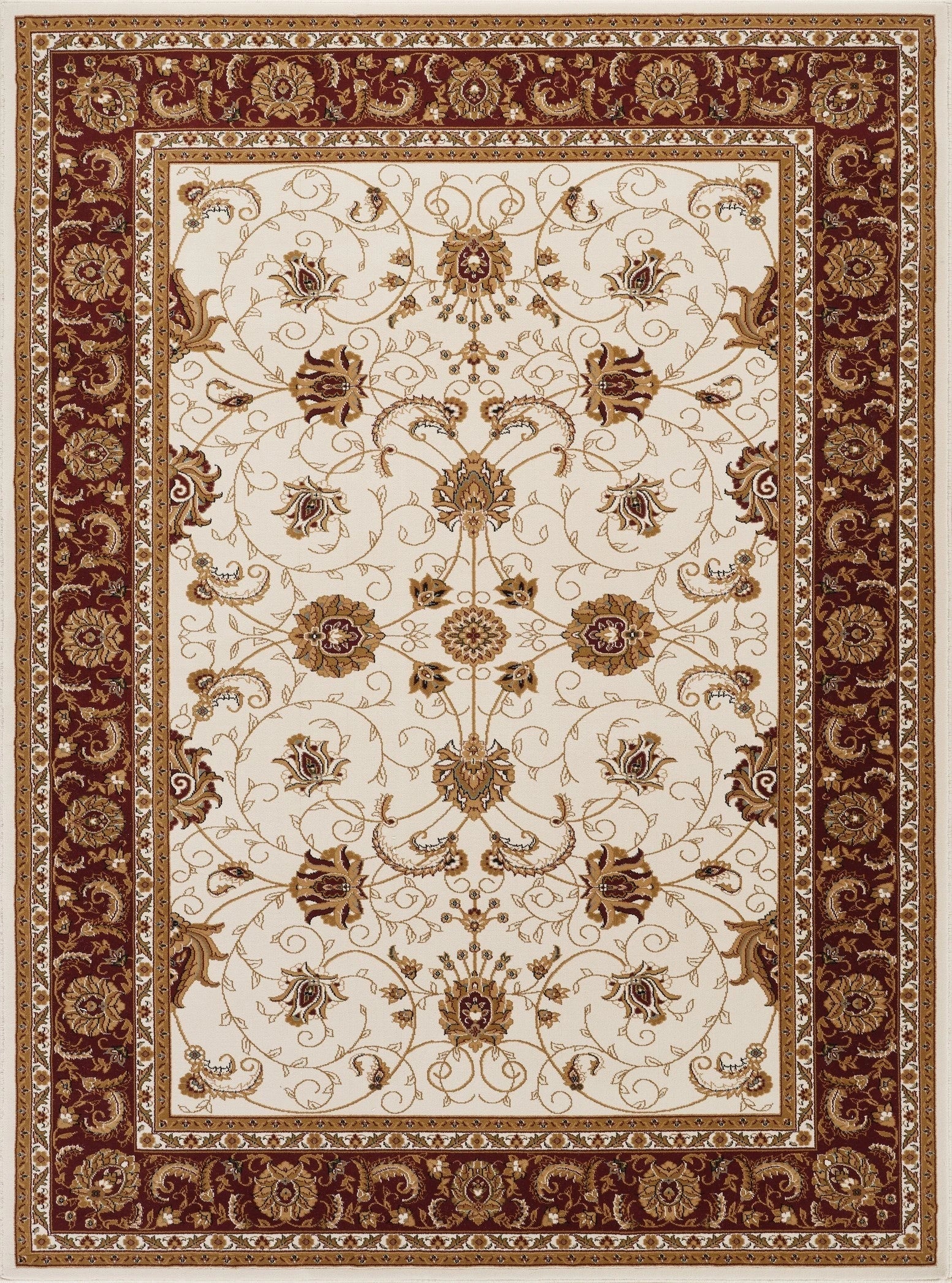 Manchester Herati Floral Area Rug - Ivory - 5'3" x 7'3" - product detail