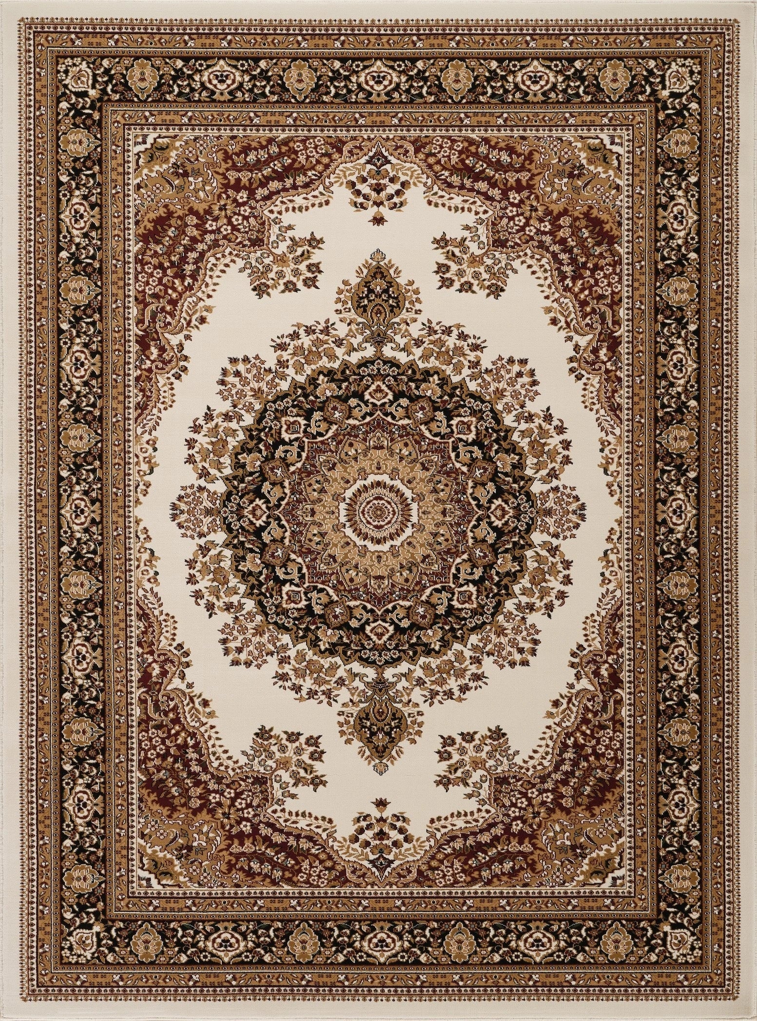 Manchester Center Medallion Area Rug - Ivory - 5'3" x 7'3" - product detail