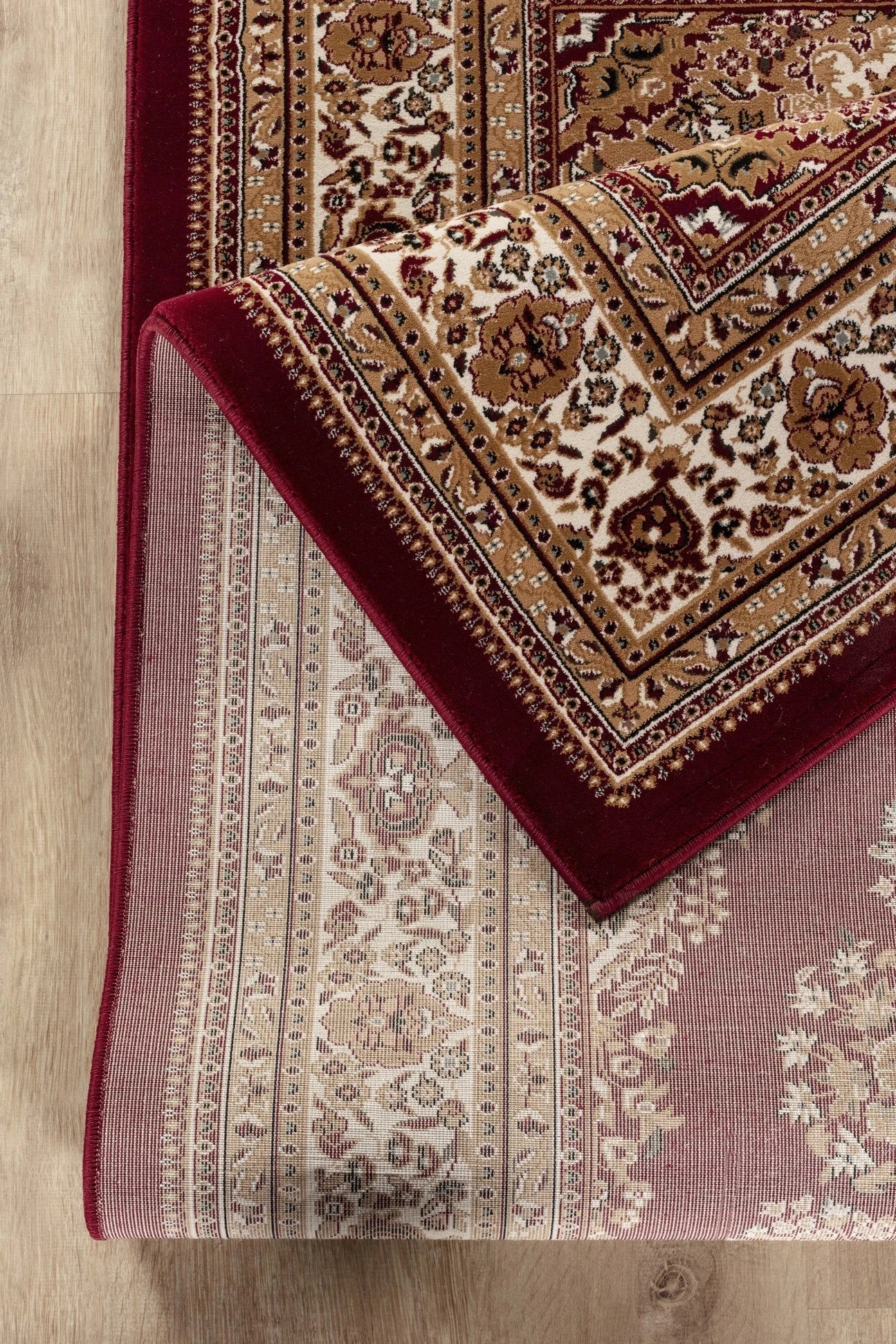 Manchester Center Medallion Area Rug - Red - 5'3" x 7'3" - product detail