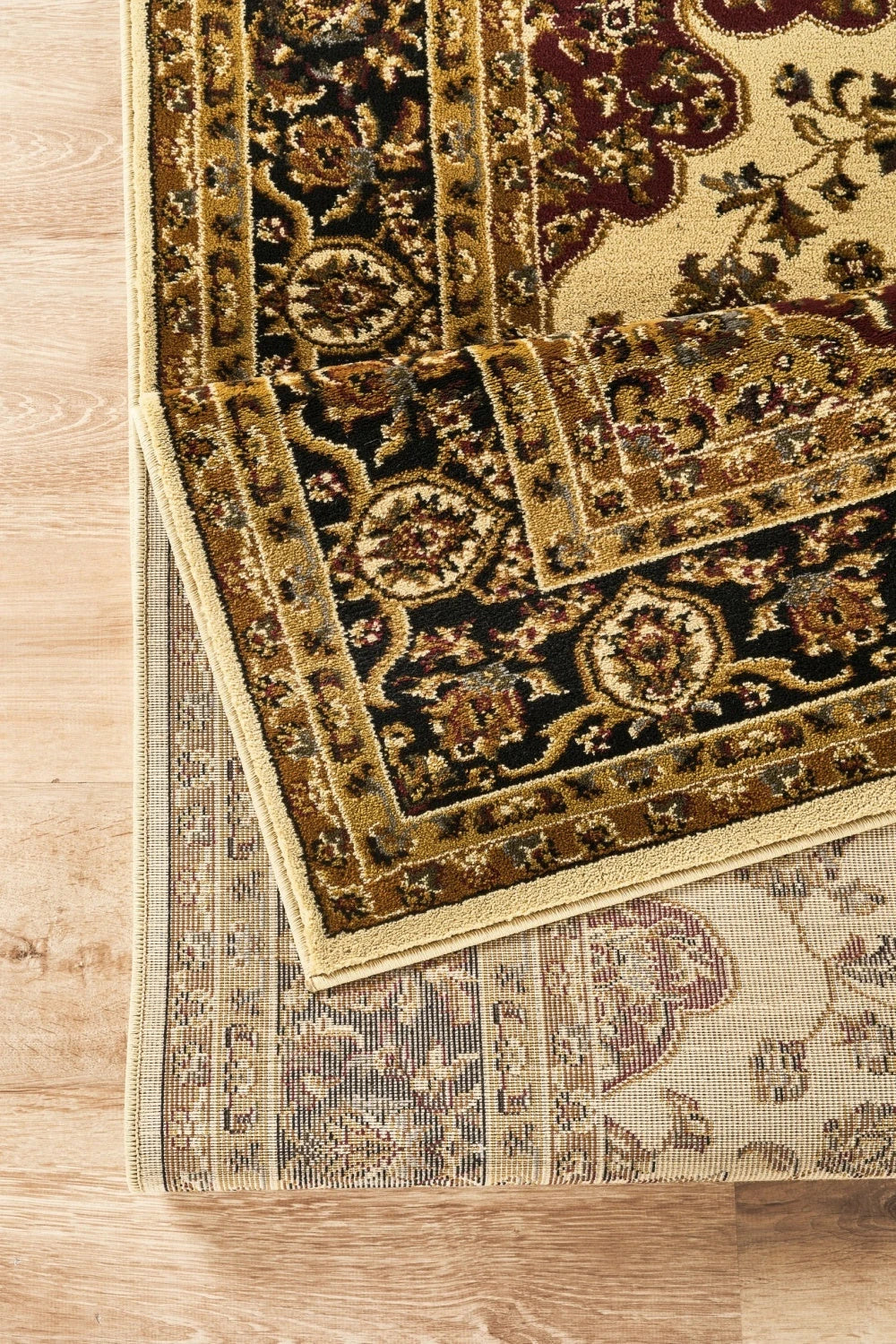 Classic Ornate Center Medallion Area Rug - Cream - 7'10" x 10'3" - product detail