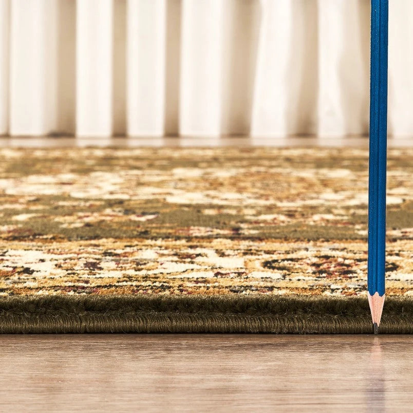 Classic Floral Medallion Area Rug - Green - 5'3" x 7'3" - product detail