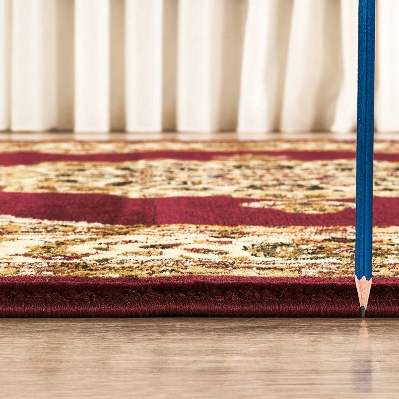 Classic Grand Medallion Area Rug - Red - 5'3" x 7'3" - product detail