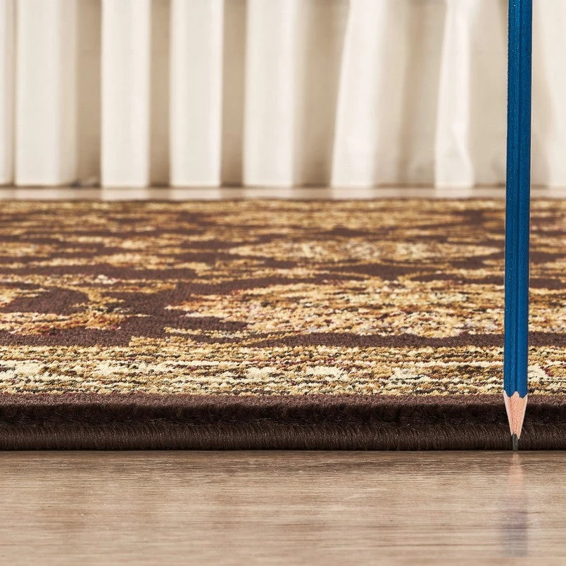 Classic Trellis Floral Area Rug - Brown - 5'3" x 7'3" - product detail
